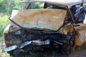 В Горецком районе при столкновении двух автомобилей погиб один и госпитализированы шесть человек