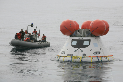 В Тихом океане завершены испытания космического челнока «Орион»