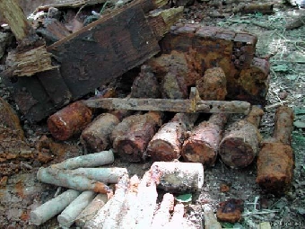 Крупный арсенал времен ВОВ обнаружен на окраине Минска