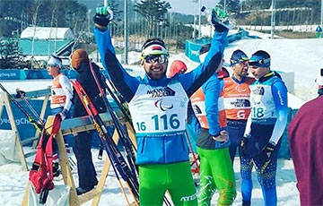 Юрий Голуб завоевал золотую медаль в биатлоне на Паралимпиаде в Пхенчхане