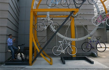 В Могилеве установят вертикальную велопарковку