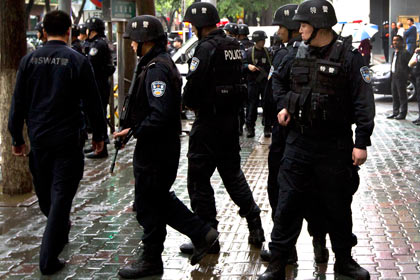 В Китае полиция ликвидировала вооруженных топором террористов