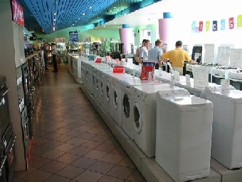 Стиральные машины, холодильники и сахар в I полугодии стали лидерами продаж в Минске
