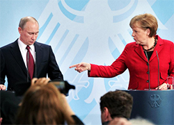 The Guardian: Ангела Меркель побеждает русского медведя