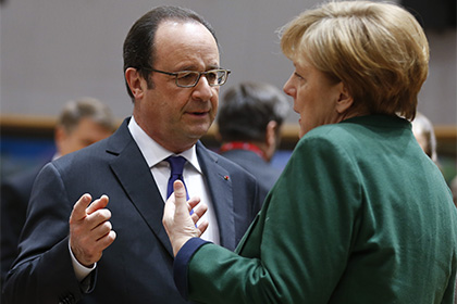 Меркель и Олланд назвали удар США по Сирии наказанием за применение химоружия