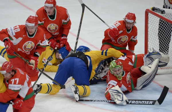 Белорусы проиграли команде Швеции со счетом 2:1