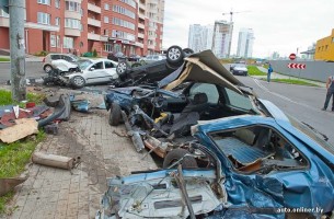 Пьяный мажор учинил страшное ДТП в Минске