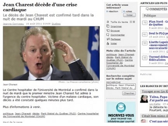 Хакеры сообщили о "смерти" премьер-министра Квебека