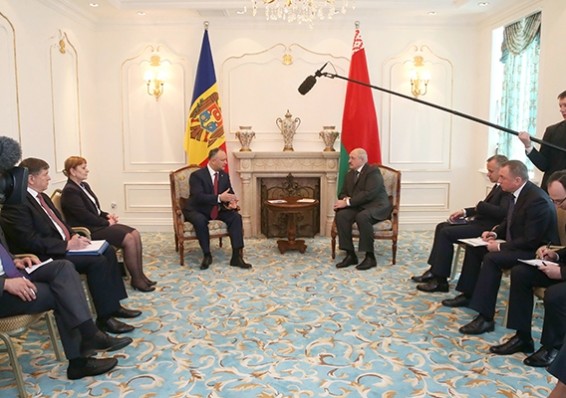 14 апреля состоялась встреча президентов Беларуси и Молдовы