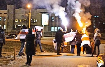 Минчане провели яркую акцию во Фрунзенском районе