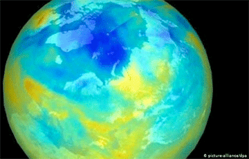 Над Арктикой закрылась гигантская озоновая дыра