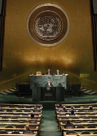 Белорусская делегация принимает участие в общеполитической дискуссии на сессии Генассамблеи ООН