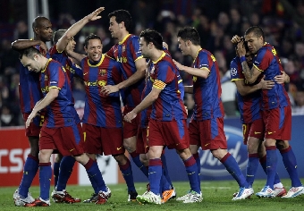 Футболисты "Барселоны" вышли на первое место в чемпионате Испании