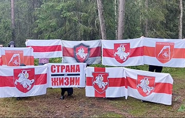 Партизаны провели акции протеста в Боровлянах и Новополоцке