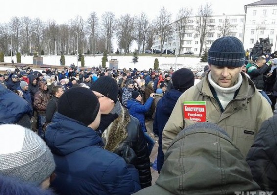В Беларуси проходят акции против декрета о тунеядстве