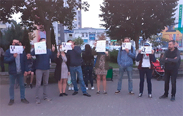 Жители Жодино вышли на акцию против милицейского беспредела