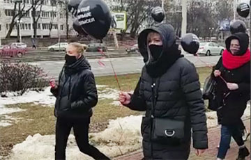 Партизанки Фрунзенского района Минска вышли на шествие
