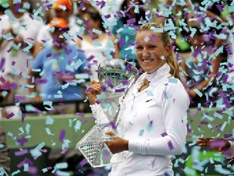 Виктория Азаренко выиграла теннисный турнир в Люксембурге