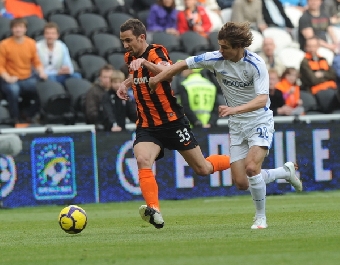 Футболисты минского "Динамо" обыграли "Шахтер" в матче чемпионата Беларуси
