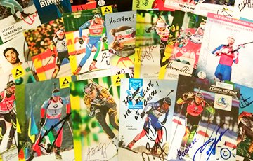Школьница из Волковыска собрала коллекцию автографов известных биатлонистов мира