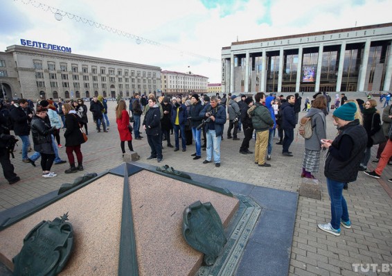 В воскресенье в Минске прошли новые задержания людей