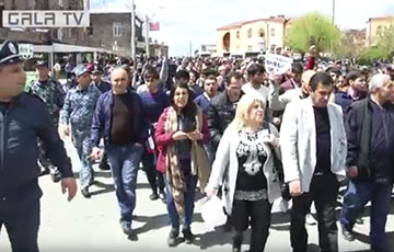 Как протестуют в регионах Армении