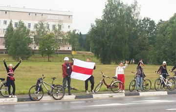 Велопробег солидарности проходит в Радошковичах