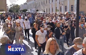 Видеофакт: мощное шествие проходит в Гродно