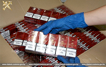 На белорусской границе обнаружили фуру, в которой был 21 миллион сигарет