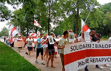 Большая акция солидарности с белорусами прошла в Белостоке