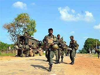 Войска Шри-Ланки вошли в последний город "Тамильских тигров"