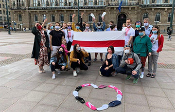 Акции солидарности с Беларусью прошли в Берлине и Гамбурге