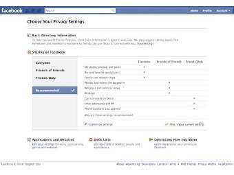 Facebook упростил настройки приватности