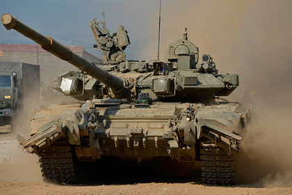 ИГ похвасталось захваченным российским танком Т-90