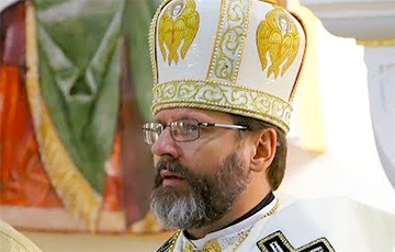 Глава украинских греко-католиков впервые возглавил литургию в Минске