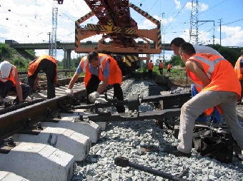 Белорусская железная дорога в 2011 году отремонтировала более 400 км пути
