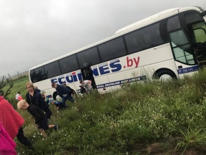 Еще один белорусский автобус попал в ДТП в Украине, обошлось без жертв