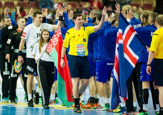 Белорусские гандболисты сенсационно обыграли исландцев на Евро-2016