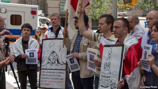 Белорусы Нью-Йорка пикетировали ООН