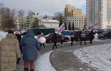 Партизаны минской Чижовки вышли на протестный марш