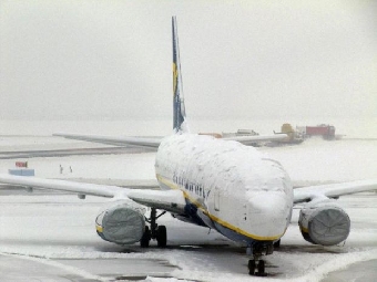 Сильные снегопады в Германии не повлияли на выполнение авиарейсов в Минск
