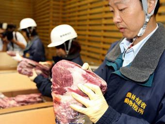В японские магазины попала радиоактивная говядина