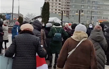 В Минске на акцию протеста вышли пенсионеры