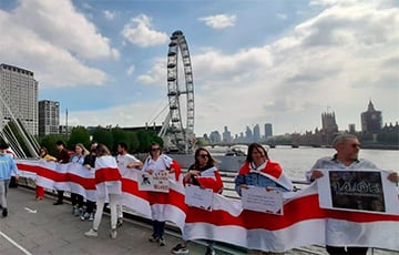 В Лондоне прошла акция солидарности с народом Беларуси