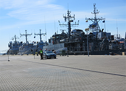 Военные корабли НАТО прибыли в Клайпеду