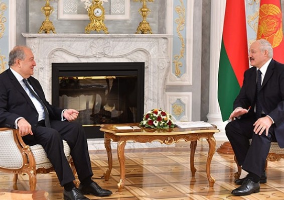 Лукашенко: в отношениях Беларуси и Армении нет закрытых тем