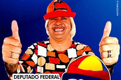 Клоуна по прозвищу Сердитый переизбрали в бразильский парламент