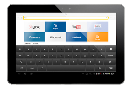 Представлен «Яндекс.Браузер» для планшетов на Android