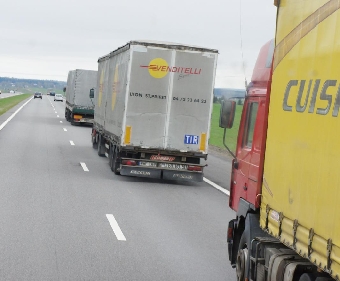 Движение грузовиков ограничивается с 15 марта в ПП "Григоровщина" на белорусско-латвийской границе