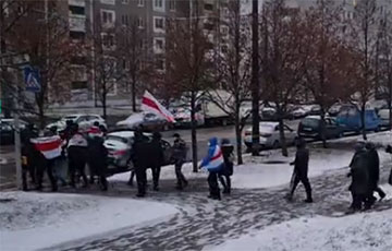 Партизаны Сухарево устроили веселое и шумное шествие по району